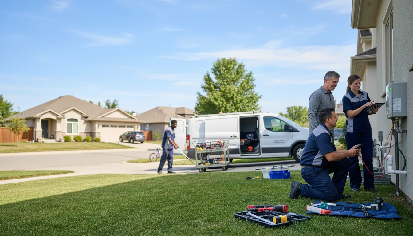 Tankless water heater service in Austin, KY